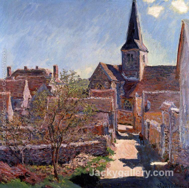 Bennecourt by Claude Monet paintings reproduction